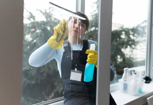 Nettoyage de vitres intérieures et extérieures à Bord-Saint-Georges